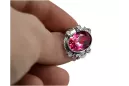 Ring Ruby Sterling silver 925 Vintage vrc100s